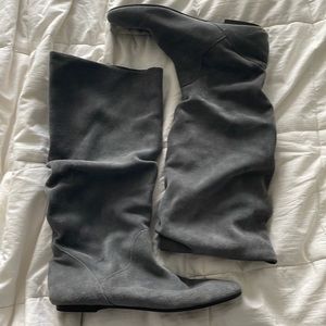 Steve Madden suede scrunch mid calf boots sz 9.5